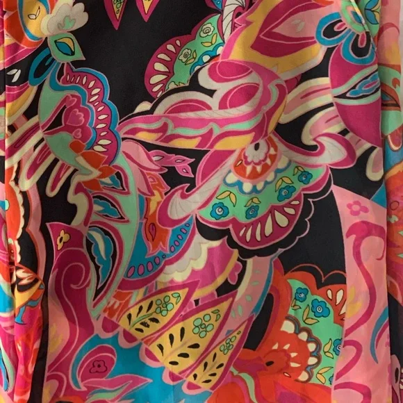 New York & Company Paisley Palazzo Pants size Small. Like new! - Picture 4 of 4